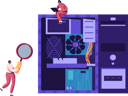 پیش‌نمایش فایل computer-troubleshooting-fixing-service-5170511 از پک تچنولوگیس