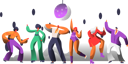 پیش‌نمایش فایل dancers-dancing-at-disco-nightclub-5170277 از پک سرگرمی‌ها