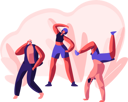 پیش‌نمایش فایل dancers-doing-freestyle-dance-on-streets-5170272 از پک سرگرمی‌ها