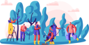 پیش‌نمایش فایل gardener-working-on-different-activities-together-5170295 از پک سرگرمی‌ها