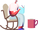 پیش‌نمایش فایل man-reading-book-while-sitting-on-rolling-chair-5170268 از پک سرگرمی‌ها
