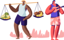 پیش‌نمایش فایل man-selling-fruits-at-beach-5170260 از پک سرگرمی‌ها