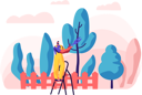 پیش‌نمایش فایل man-working-in-garden-and-cutting-tree-5170288 از پک سرگرمی‌ها