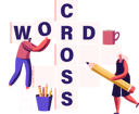 پیش‌نمایش فایل people-solving-crossword-riddle-in-spare-time-5170271 از پک سرگرمی‌ها