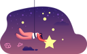 پیش‌نمایش فایل female-astrologer-holding-star-5170480 از پک فعالیت‌های مردم