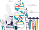 پیش‌نمایش فایل group-of-scientists-doing-research-on-dna-5170489 از پک فعالیت‌های مردم