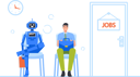 پیش‌نمایش فایل robot-and-businessman-waiting-for-job-interview-5286034 از پک ربات‌ها در کسب‌وکار