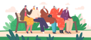 پیش‌نمایش فایل group-of-seniors-sitting-on-bench-5531280 از پک سالمندان