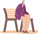پیش‌نمایش فایل old-woman-sitting-on-bench-5531287 از پک سالمندان