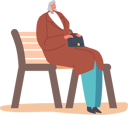 پیش‌نمایش فایل relaxed-senior-female-sitting-on-bench-5531286 از پک سالمندان