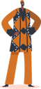 پیش‌نمایش فایل african-man-wear-tribal-clothes-stand-with-arms-akimbo-5531403 از پک ملیت‌ها