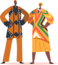 پیش‌نمایش فایل african-woman-and-man-in-dress-5531399 از پک ملیت‌ها
