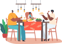 پیش‌نمایش فایل happy-african-family-having-dinner-together-5531420 از پک ملیت‌ها