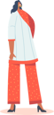 پیش‌نمایش فایل indian-woman-wear-red-suit-with-trousers-and-long-blouse-with-scarf-5531466 از پک ملیت‌ها