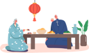 پیش‌نمایش فایل senior-asian-male-and-female-having-dinner-at-home-5531438 از پک ملیت‌ها