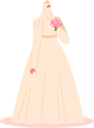 پیش‌نمایش فایل beautiful-muslim-bride-in-traditional-dress-and-holding-bouquet-5531538 از پک عروسی‌ها