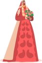 پیش‌نمایش فایل happy-indian-bride-in-long-red-dress-with-bouquet-5531563 از پک عروسی‌ها
