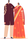 پیش‌نمایش فایل indian-couple-marriage-celebration-happy-bearded-groom-and-bride-characters-wedding-ceremony-newlywed-5531561 از پک عروسی‌ها