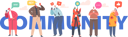 پیش‌نمایش فایل community-5531496 از پک پوسترها با افراد
