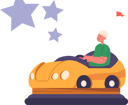 پیش‌نمایش فایل boy-riding-bumper-car-5531322 از پک بچه‌ها / کودکانه