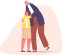 پیش‌نمایش فایل girl-hugging-grandmother-5531347 از پک بچه‌ها / کودکانه