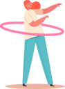 پیش‌نمایش فایل girl-twisting-hula-hoop-5531329 از پک بچه‌ها / کودکانه