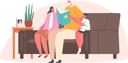 پیش‌نمایش فایل grandfather-reading-stories-to-grandchildren-5531371 از پک بچه‌ها / کودکانه
