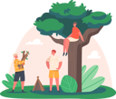 پیش‌نمایش فایل kids-building-tree-house-5531357 از پک بچه‌ها / کودکانه