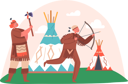 پیش‌نمایش فایل boys-and-girl-playing-historical-games-5683475 از پک کودکان