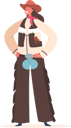 پیش‌نمایش فایل girl-cowboy-wear-traditional-wild-west-costume-and-hat-kid-character-playing-western-personage-during-festival-or-game-5683482 از پک کودکان
