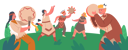 پیش‌نمایش فایل kids-playing-drums-and-dance-5683463 از پک کودکان