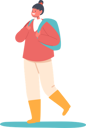 پیش‌نمایش فایل little-girl-go-to-school-and-wearing-rubber-boots-5683496 از پک کودکان