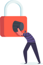 پیش‌نمایش فایل robber-trying-to-unlock-to-padlock-6501757 از پک فعالیت‌های مردم