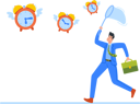 پیش‌نمایش فایل anxious-businessman-catching-flying-alarm-clocks-6502078 از پک زمان کسب‌وکار