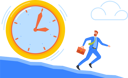 پیش‌نمایش فایل business-man-escape-from-huge-clock-rolling-down-from-mountain-6502080 از پک زمان کسب‌وکار
