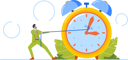 پیش‌نمایش فایل business-man-rushing-to-work-trying-to-stop-or-back-time-6502084 از پک زمان کسب‌وکار