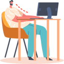 پیش‌نمایش فایل man-in-wrong-sitting-position-during-working-at-computer-6500895 از پک مراقبت‌های بهداشتی