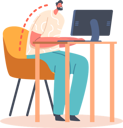 پیش‌نمایش فایل man-with-wrong-sitting-position-at-working-desk-6500896 از پک مراقبت‌های بهداشتی