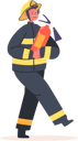 پیش‌نمایش فایل fireman-with-fire-extinguisher-6501023 از پک بچه‌ها / کودکانه