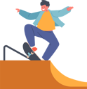 پیش‌نمایش فایل kid-jumping-on-skateboard-6501009 از پک بچه‌ها / کودکانه
