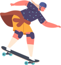 پیش‌نمایش فایل woman-skateboarding-6501017 از پک بچه‌ها / کودکانه