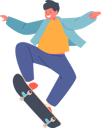 پیش‌نمایش فایل young-boy-in-modern-clothing-jumping-on-skateboard-6501018 از پک بچه‌ها / کودکانه