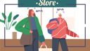 پیش‌نمایش فایل customers-in-shopping-mall-with-identification-facial-recognition-security-system-6501260 از پک تچنولوگیس