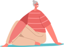 پیش‌نمایش فایل aged-woman-doing-yoga-practice-6500728 از پک افراد سالمندان