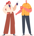 پیش‌نمایش فایل people-talking-and-drinking-coffee-6500869 از پک افراد با غذا