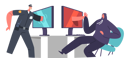 پیش‌نمایش فایل cyber-police-catching-robber-through-internet-6501346 از پک تچنولوگیس