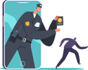 پیش‌نمایش فایل cyber-police-office-follow-thief-tracks-6501347 از پک تچنولوگیس