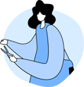 پیش‌نمایش فایل female-hairdresser-doing-job-6501902 از پک افراد خطی