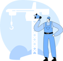 پیش‌نمایش فایل male-builder-speaking-in-megaphone-at-construction-site-6501911 از پک افراد خطی