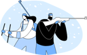 پیش‌نمایش فایل sports-athletics-shooting-with-rifles-in-biathlon-competition-6501903 از پک افراد خطی